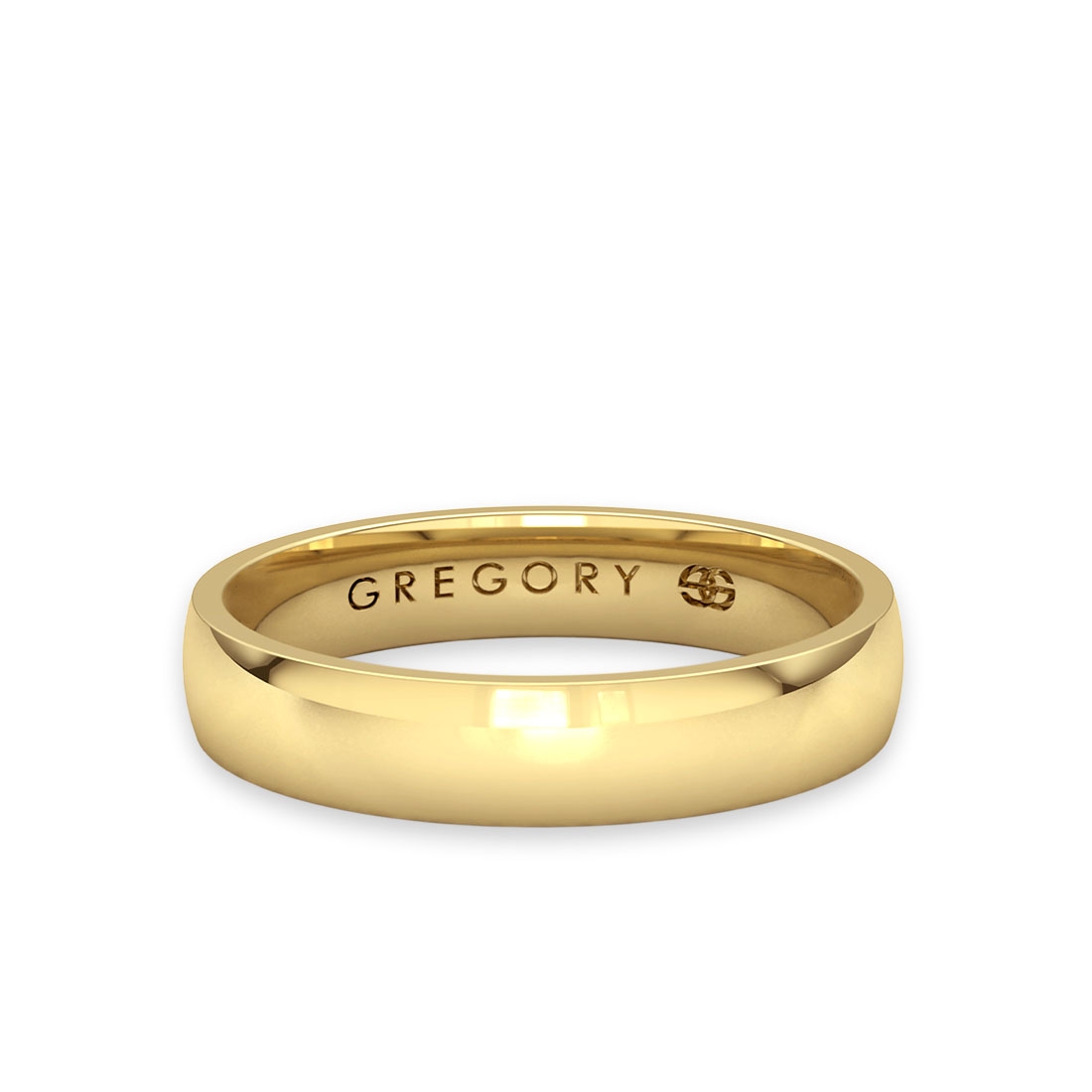 Yellow Gold Classic Wedding Band