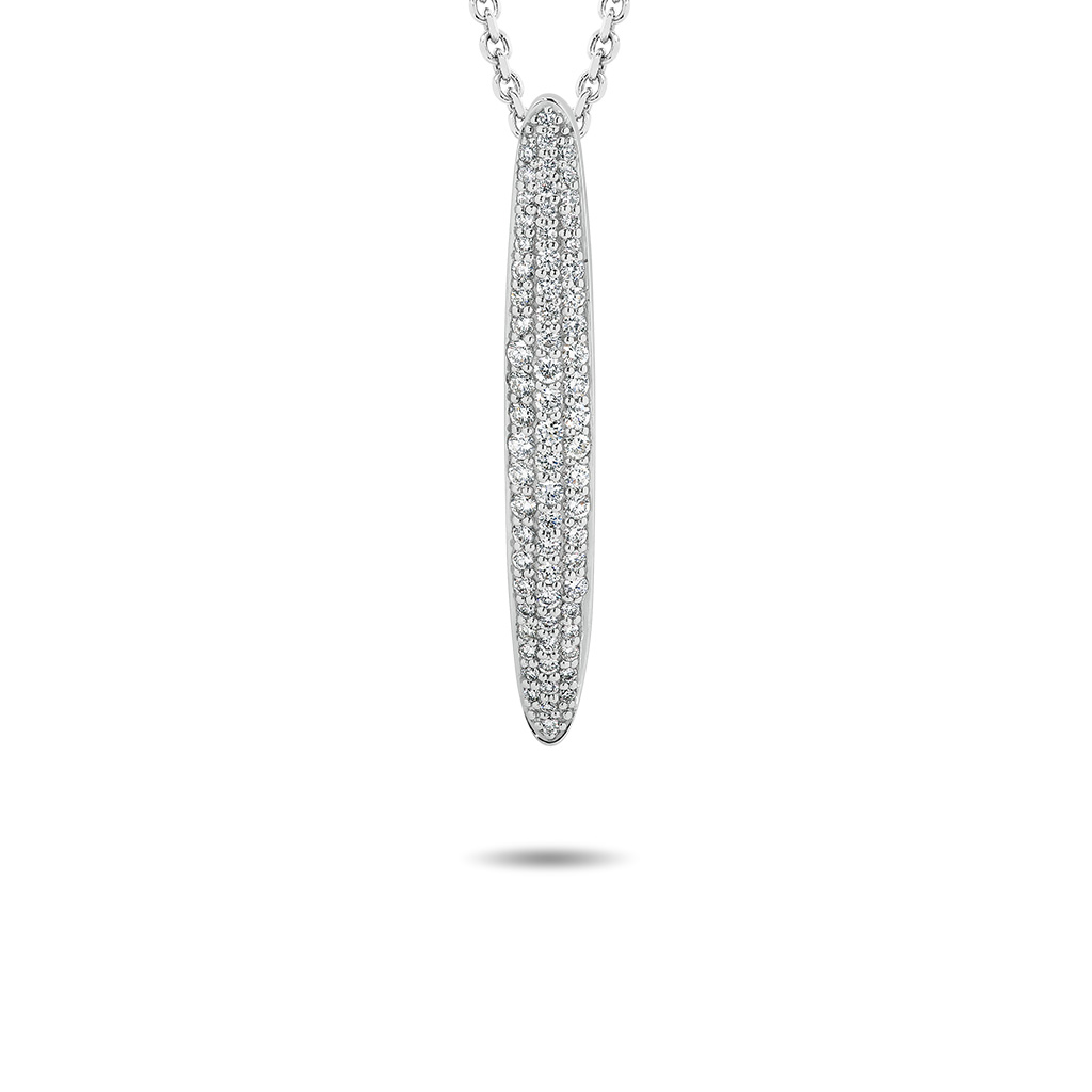 Pave Slide Through Diamond Pendant