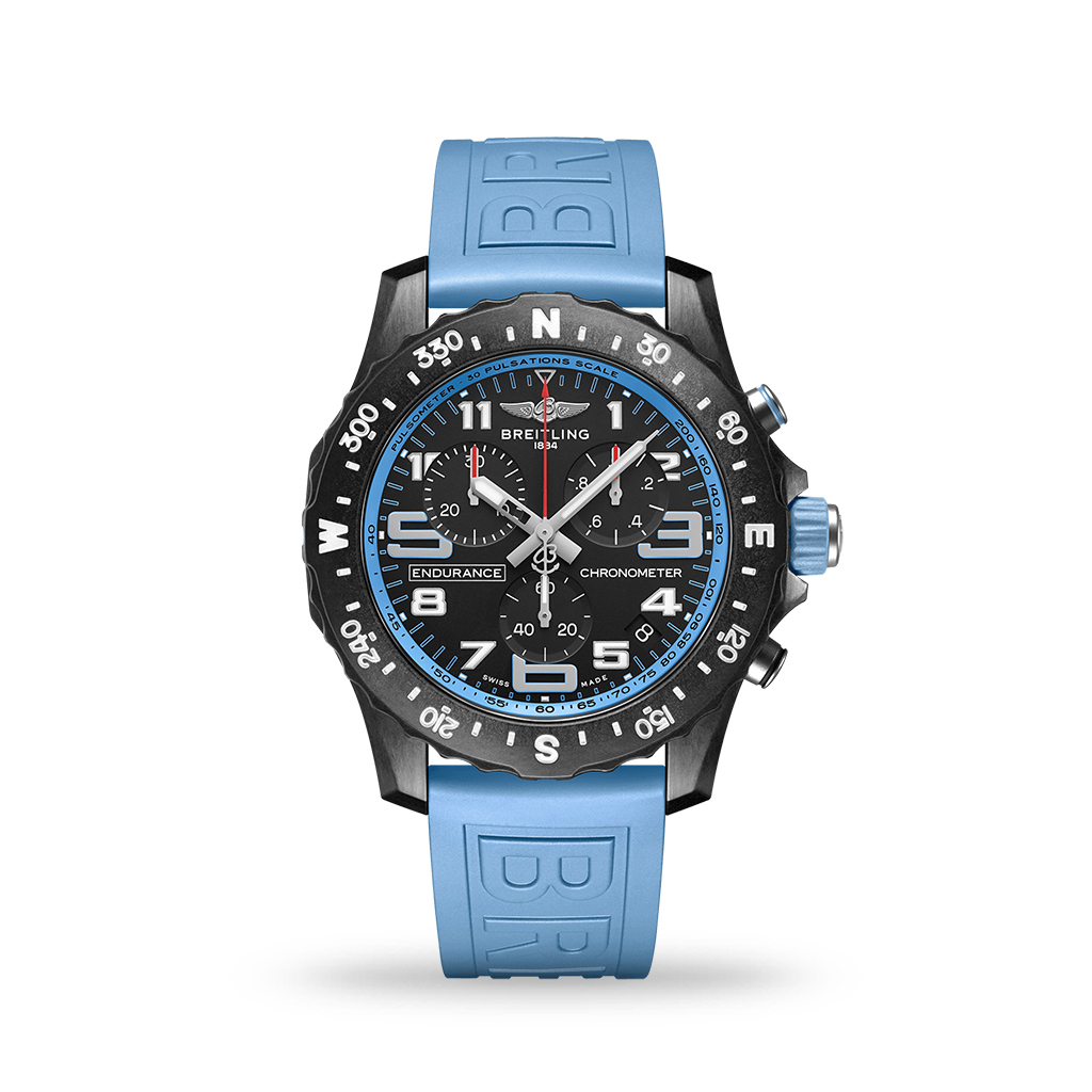 Breitling Endurance Pro SuperQuartz™ 44mm Blue Rubber Strap