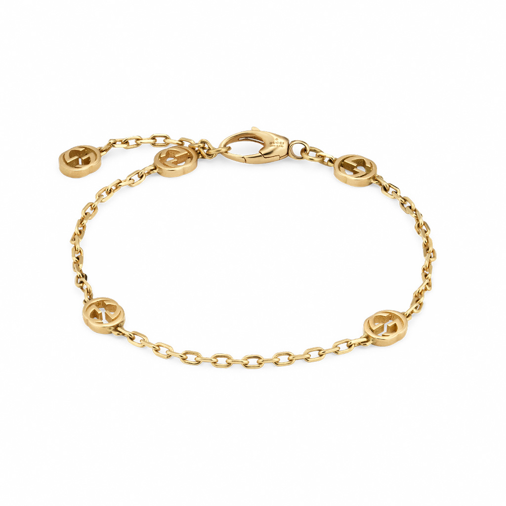 Gucci Interlocking G Bracelet in Yellow Gold