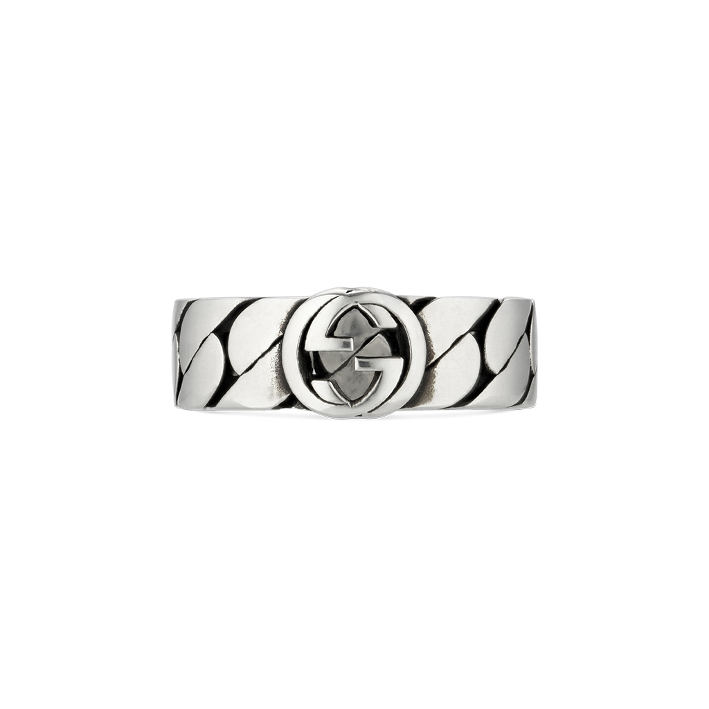 Gucci Interlocking G Band Ring