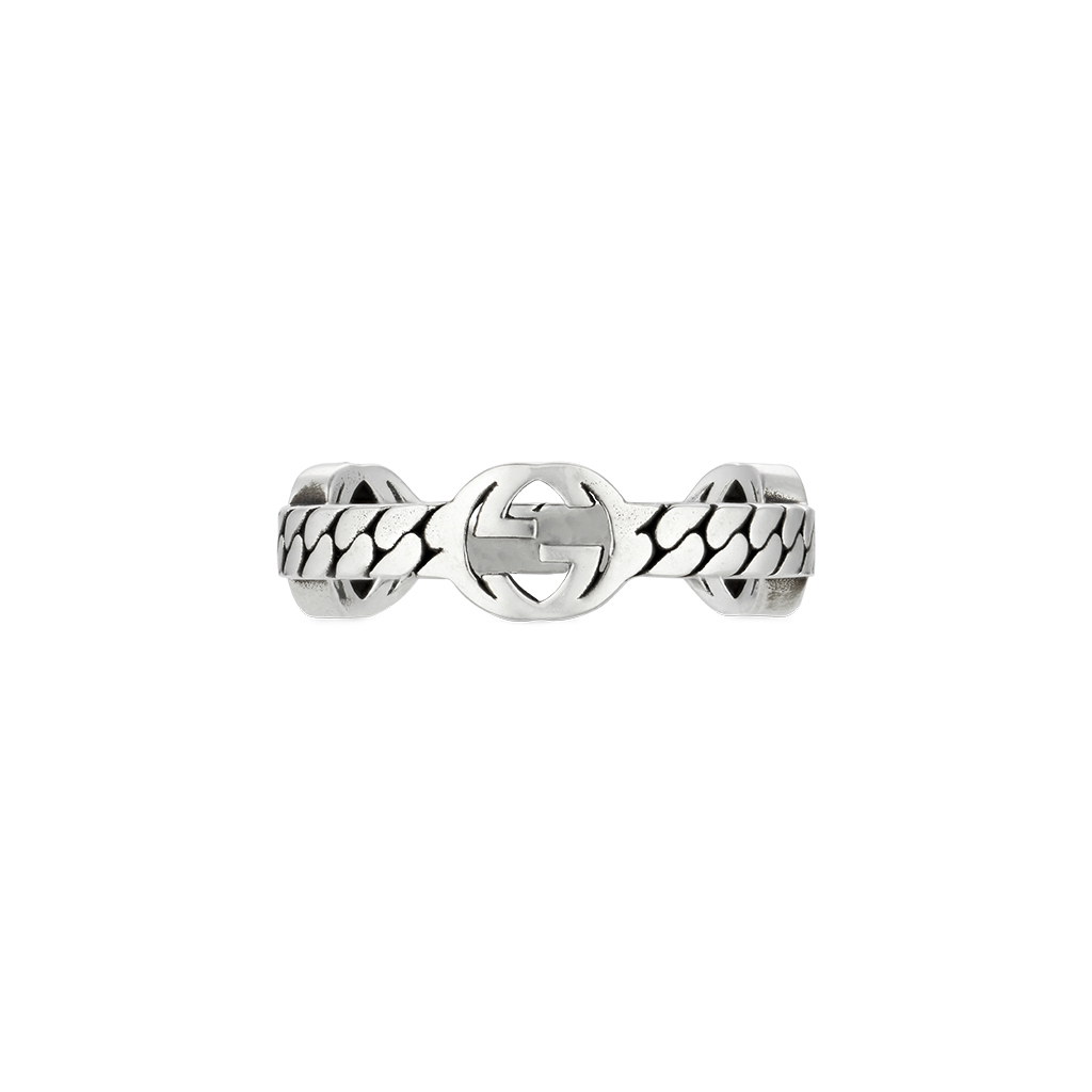 Gucci Interlocking G Band Thin Ring